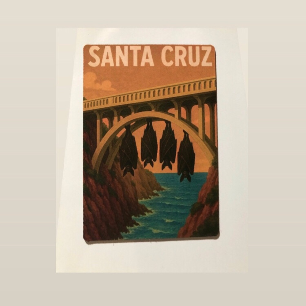 Santa Cruz Refrigerator Magnet
